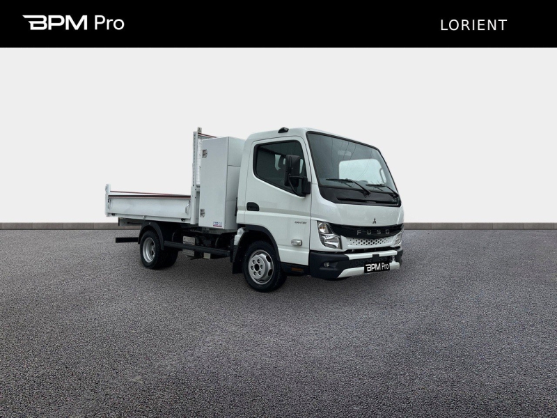 Image FUSO Canter Benne 3C15 Empattement 28 Coffre