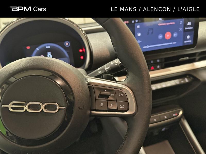 Image FIAT 600 1.2 Hybrid 136ch Pack Confort DCT6