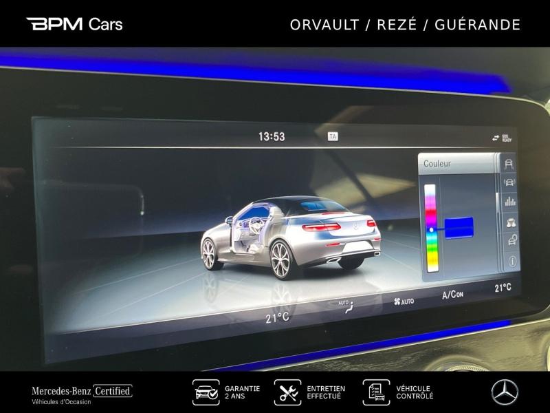 Image MERCEDES-BENZ Classe E Cabriolet 220 d 194ch AMG Line 9G-Tronic Euro6d-T