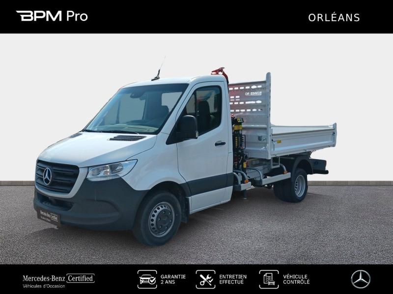 Photo MERCEDES-BENZ Sprinter CCb 517 CDI 37 3T5 BENNE + GRUE PALFINGER