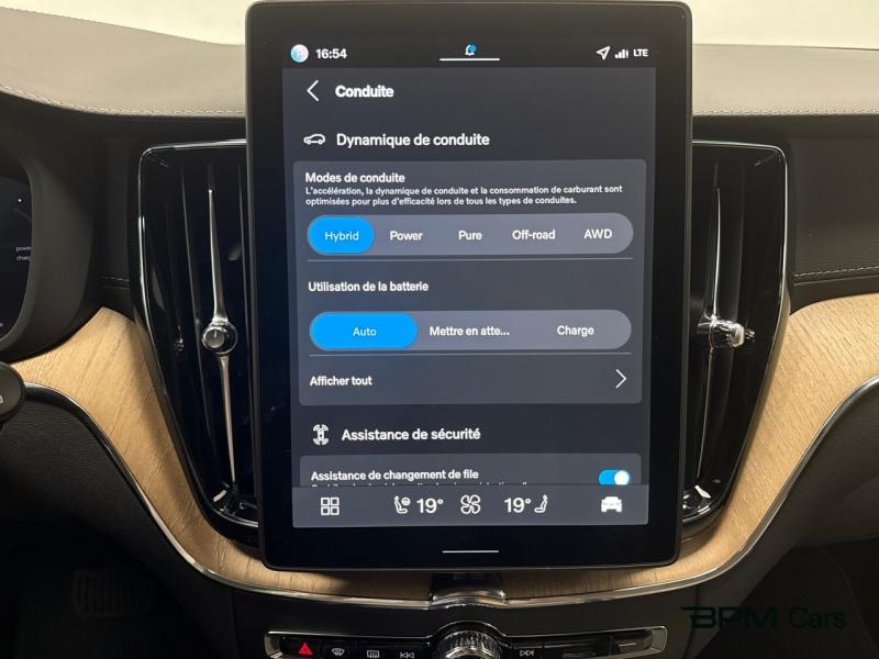 Image VOLVO XC60 T6 Hybride Rechargeable 350ch Ultra Style Dark Geartronic 8 AWD