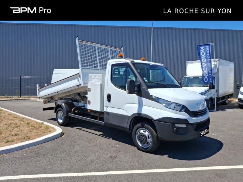 Photo IVECO Daily CCb 35C14 Empattement 3750 / coffre et benne / 18 900Ht
