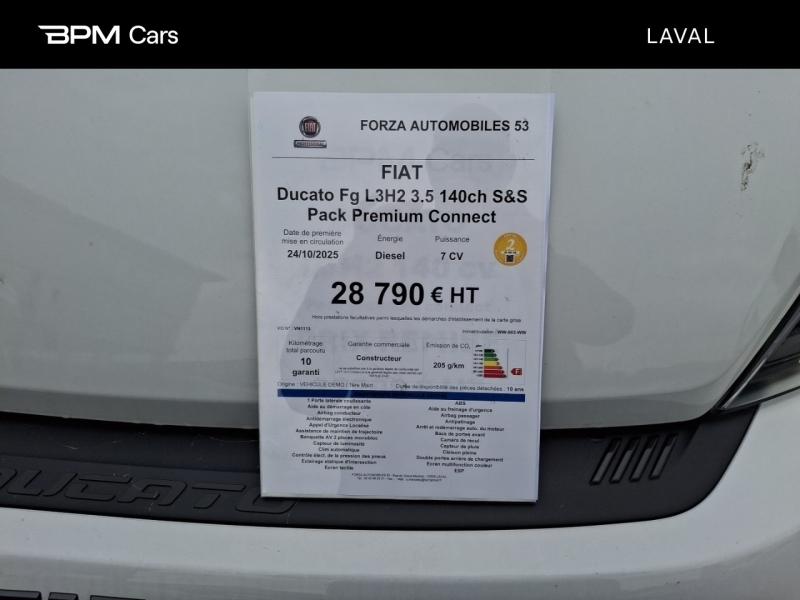 Image FIAT Ducato Fg L3H2 3.5 140ch S&S Pack Premium Connect