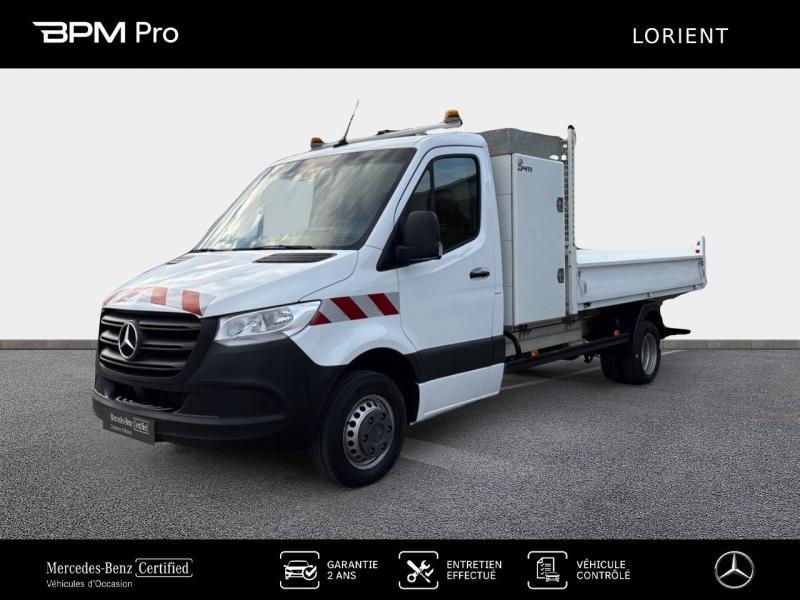 Photo MERCEDES-BENZ Sprinter CCb 519 CDI 43 3T5 Propulsion 3L v6 BVM benne coffre dos cabine
