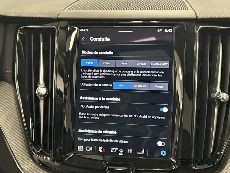 Image VOLVO XC60 T6 Hybride Rechargeable 350ch Ultra Style Chrome Geartronic 8 AWD