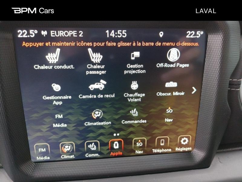 Image JEEP Wrangler Unlimited 2.0 T 380ch 4xe Overland Command-Trac MY22