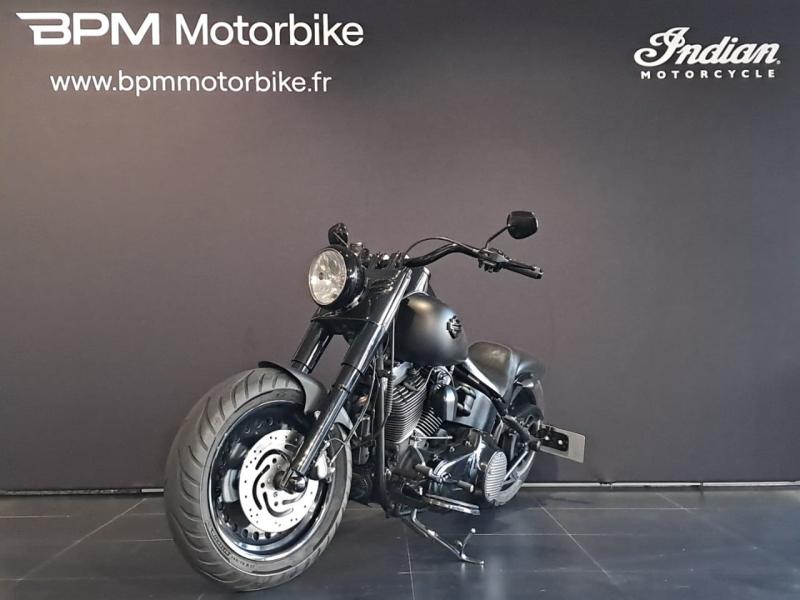 Image HARLEY-DAVIDSON Softail Fat Boy Softail Fat Boy 1690 Noir ABS 2012