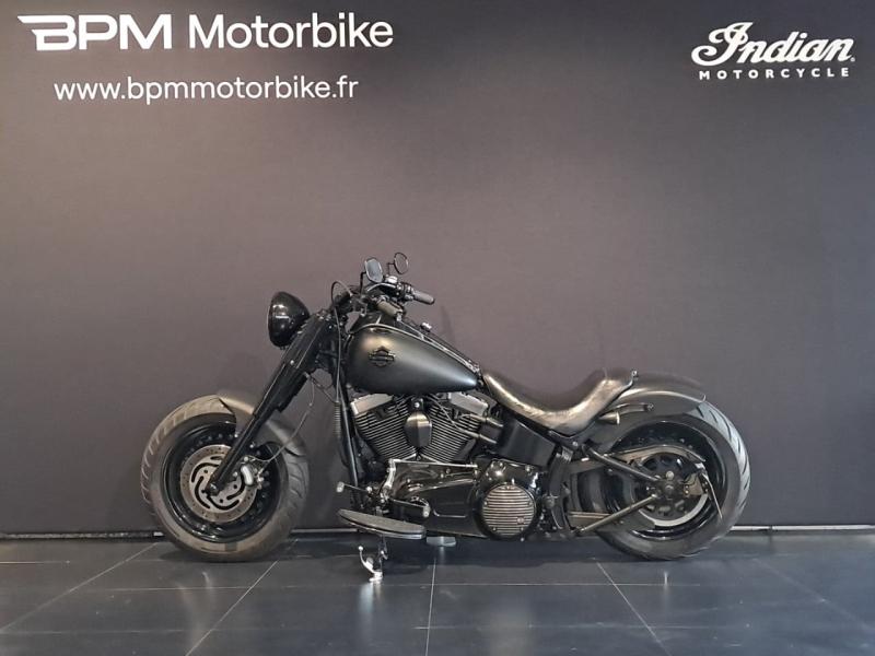 Image HARLEY-DAVIDSON Softail Fat Boy Softail Fat Boy 1690 Noir ABS 2012