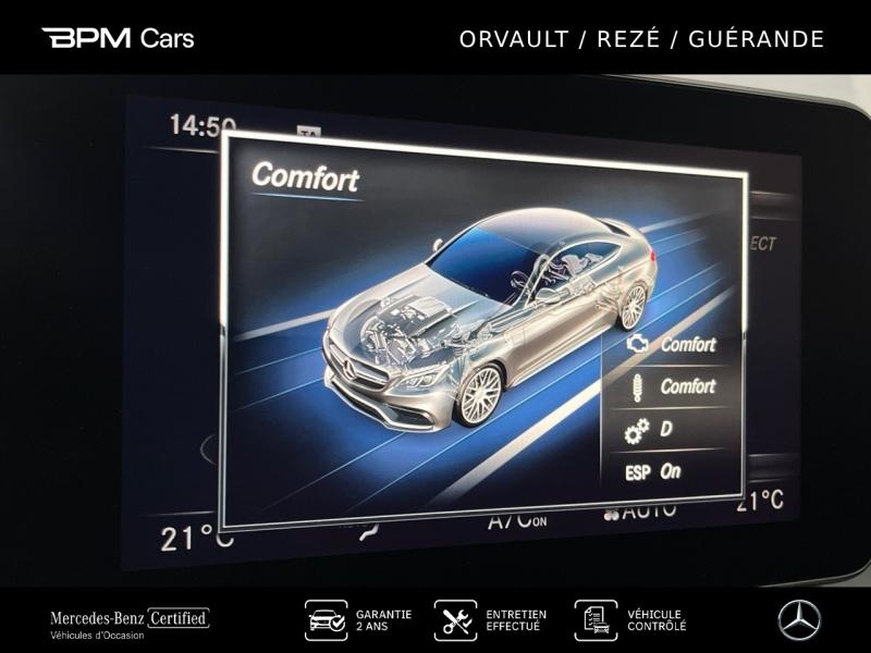 Image MERCEDES-BENZ Classe C Coupé 63 AMG S 510ch Edition 1 grise Speedshift MCT