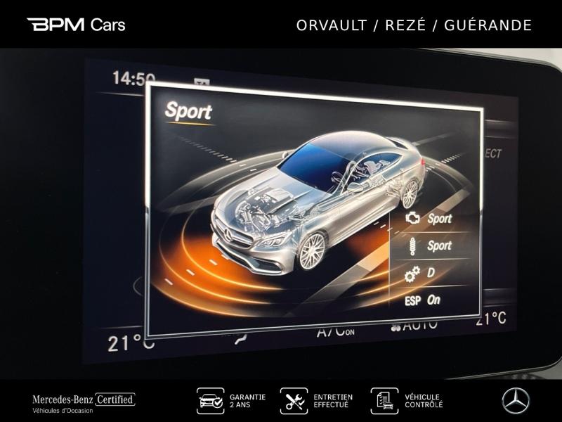 Image MERCEDES-BENZ Classe C Coupé 63 AMG S 510ch Edition 1 grise Speedshift MCT