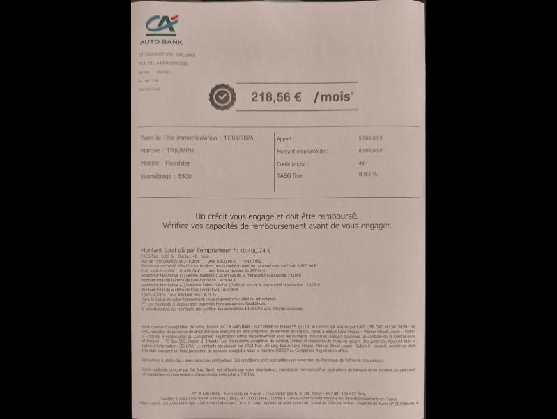 Image TRIUMPH Speed Twin Speed Twin 1200 RS