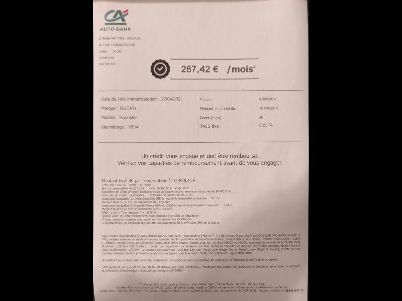 Image DUCATI Streetfighter 1103 Streetfighter V4 S Euro 5