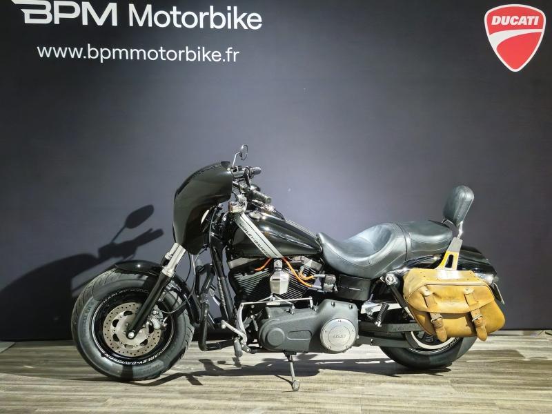 Image HARLEY-DAVIDSON Dyna Fat Bob Dyna Fat Bob 1690 Noir ABS 2014
