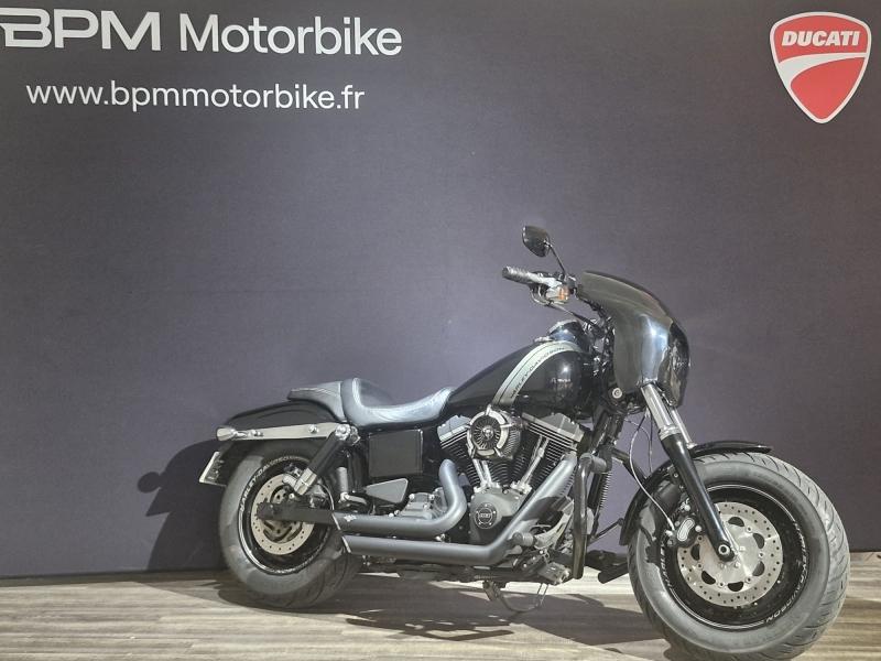 Image HARLEY-DAVIDSON Dyna Fat Bob Dyna Fat Bob 1690 Noir ABS 2014