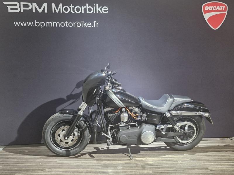 Image HARLEY-DAVIDSON Dyna Fat Bob Dyna Fat Bob 1690 Noir ABS 2014