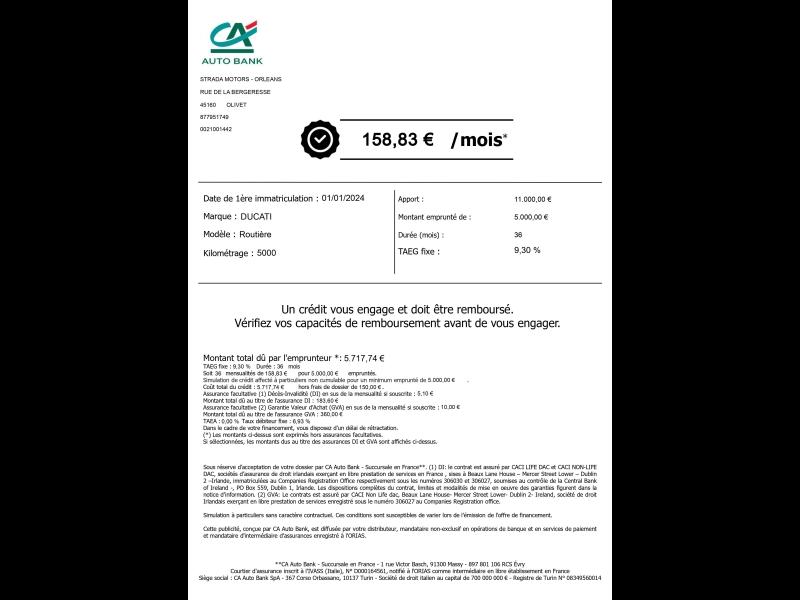 Image BMW R R 1200 NineT 719 pack A partir de 159?/mois