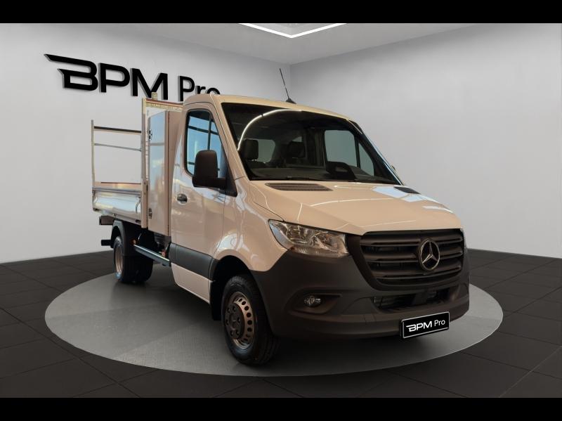 Image MERCEDES-BENZ Sprinter CCb 515 CDI 37 3T5 Pro Roues Jumelées Benne 3 mètres + Coffre
