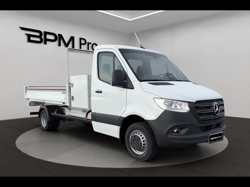 Image MERCEDES-BENZ Sprinter CCb 515 CDI 43 3T5 Pro Roues Jumelées Benne 3.5 mètres Coffre