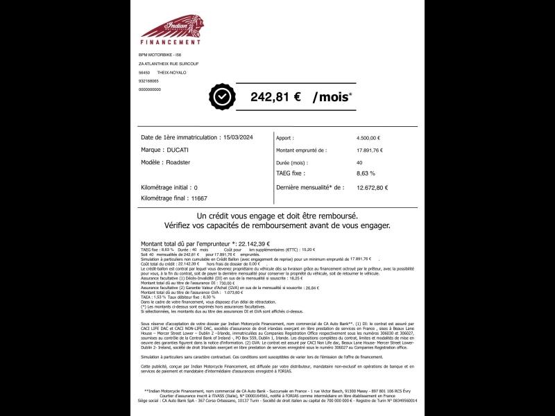 Image DUCATI Diavel Diavel 1158 V4