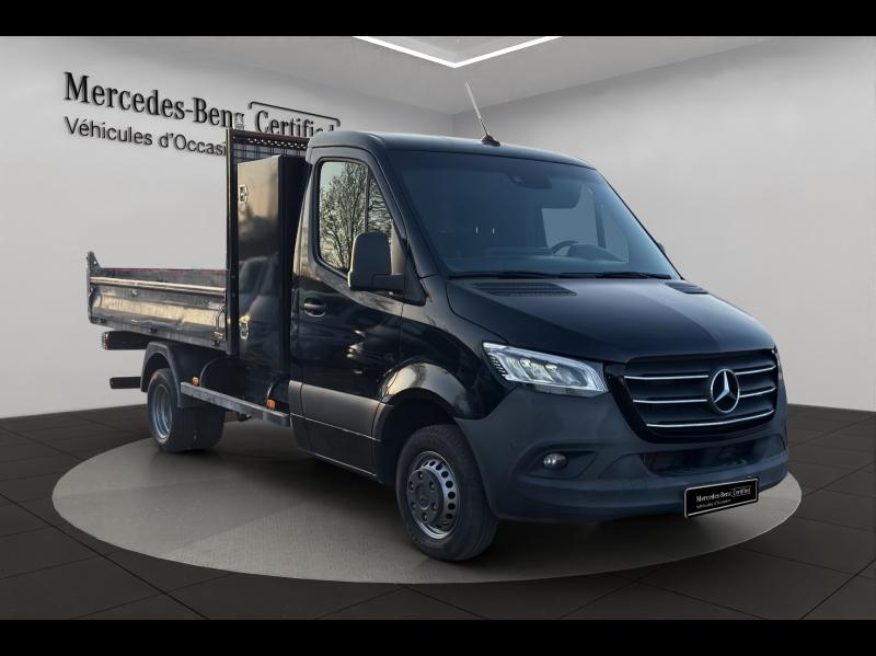 Image MERCEDES-BENZ Sprinter Fg 519 CDI Chassis Cabine Benne + Coffre Propulsion Lourd