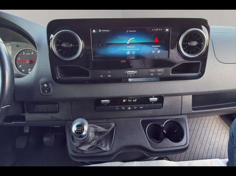 Image MERCEDES-BENZ Sprinter Fg 519 CDI Chassis Cabine Benne + Coffre Propulsion Lourd
