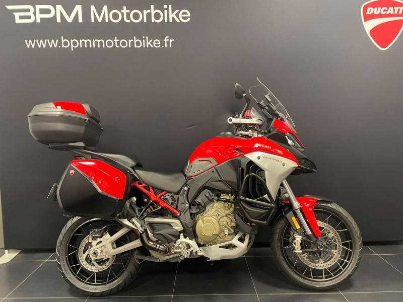 Photo DUCATI Multistrada V4 RALLY RADAR RED SPOKED WHEELS 2023