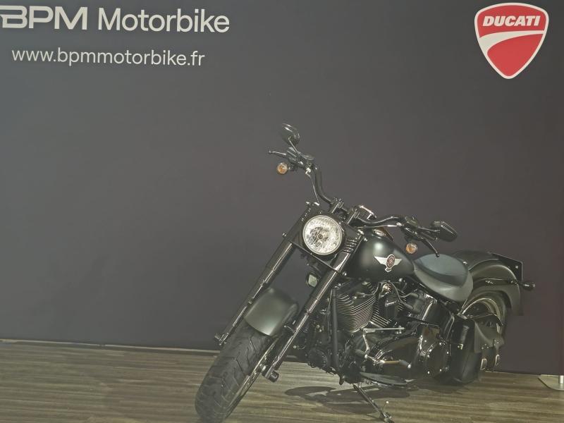 Image HARLEY-DAVIDSON Softail Fat Boy S Softail Fat Boy S 1800 Noir ABS 2017