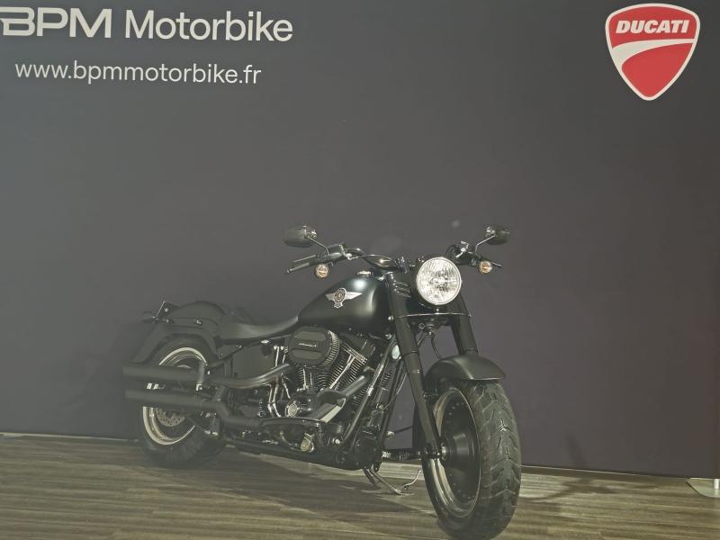 Image HARLEY-DAVIDSON Softail Fat Boy S Softail Fat Boy S 1800 Noir ABS 2017
