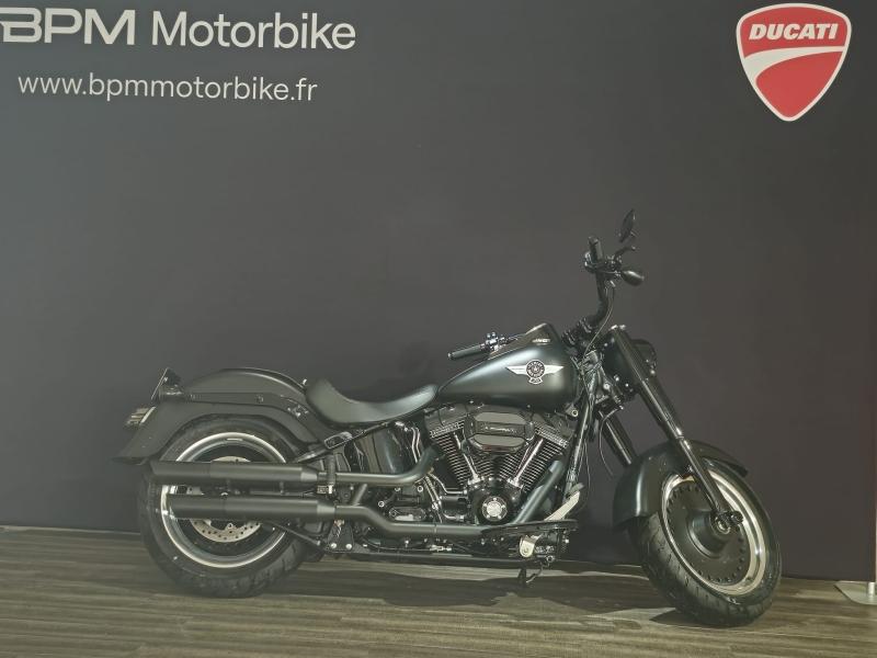 Photo HARLEY-DAVIDSON Softail Fat Boy S Softail Fat Boy S 1800 Noir ABS 2017