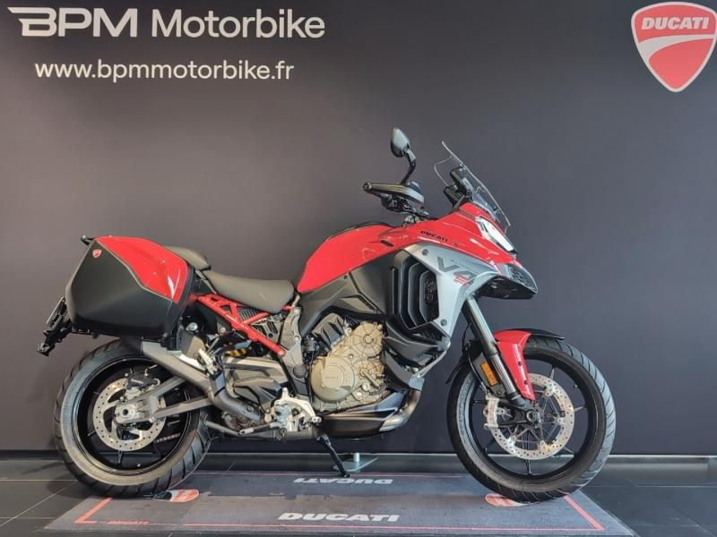 Photo DUCATI Multistrada V4 S SPORT TRAVEL & RADAR RED & FORGED