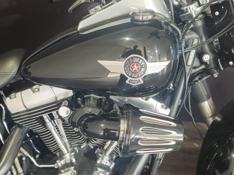 Image HARLEY-DAVIDSON Softail Fat Boy 1690 Noir ABS 2015