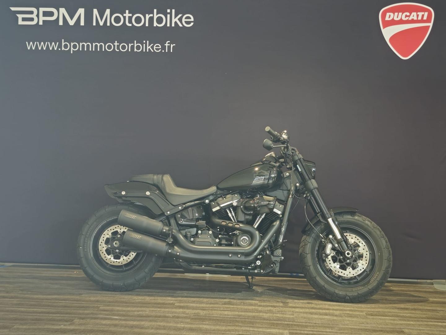 Photo HARLEY-DAVIDSON Softail Fat Bob 1868 Noir 2020