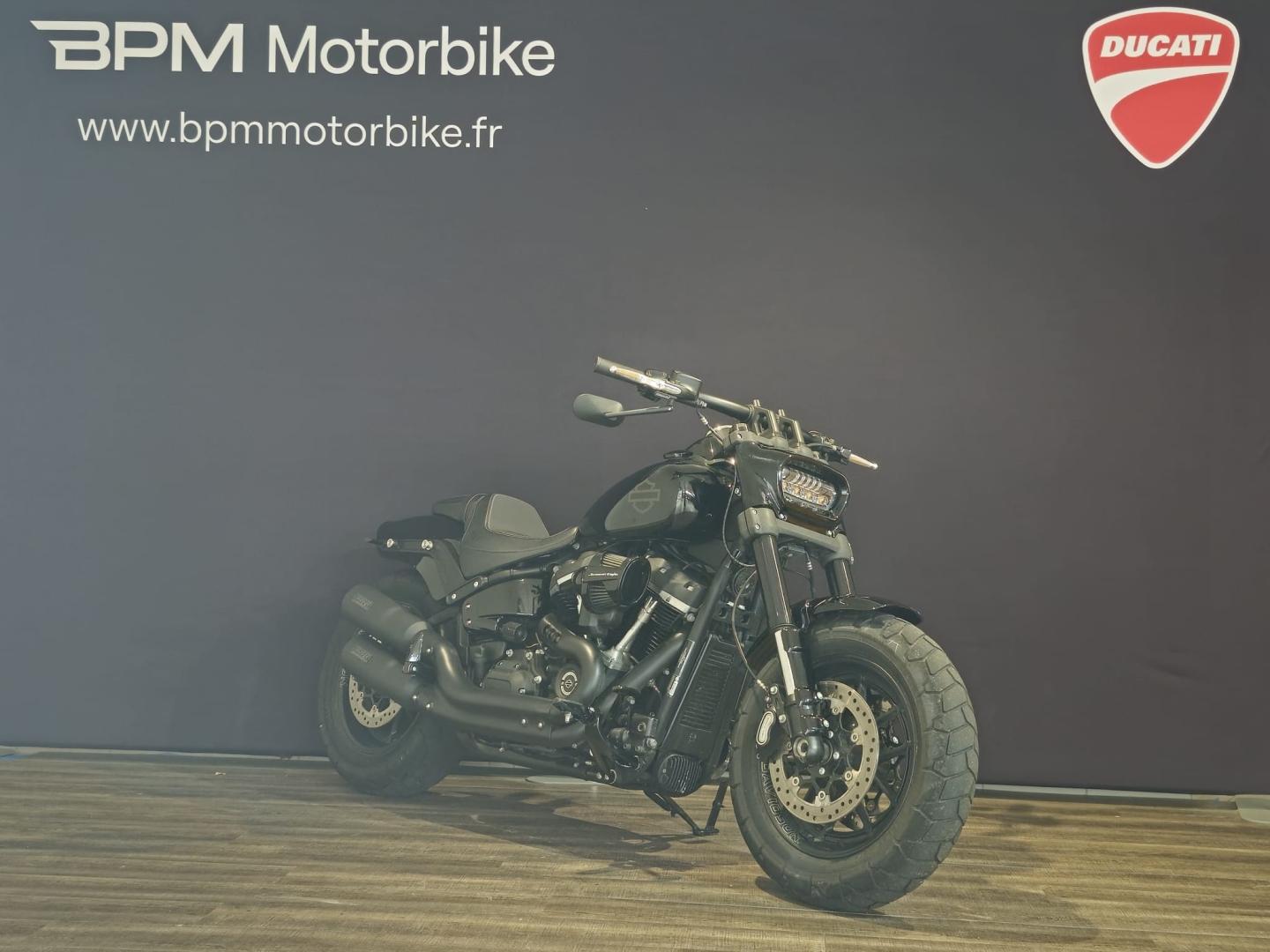 Image HARLEY-DAVIDSON Softail Fat Bob 1868 Noir 2020