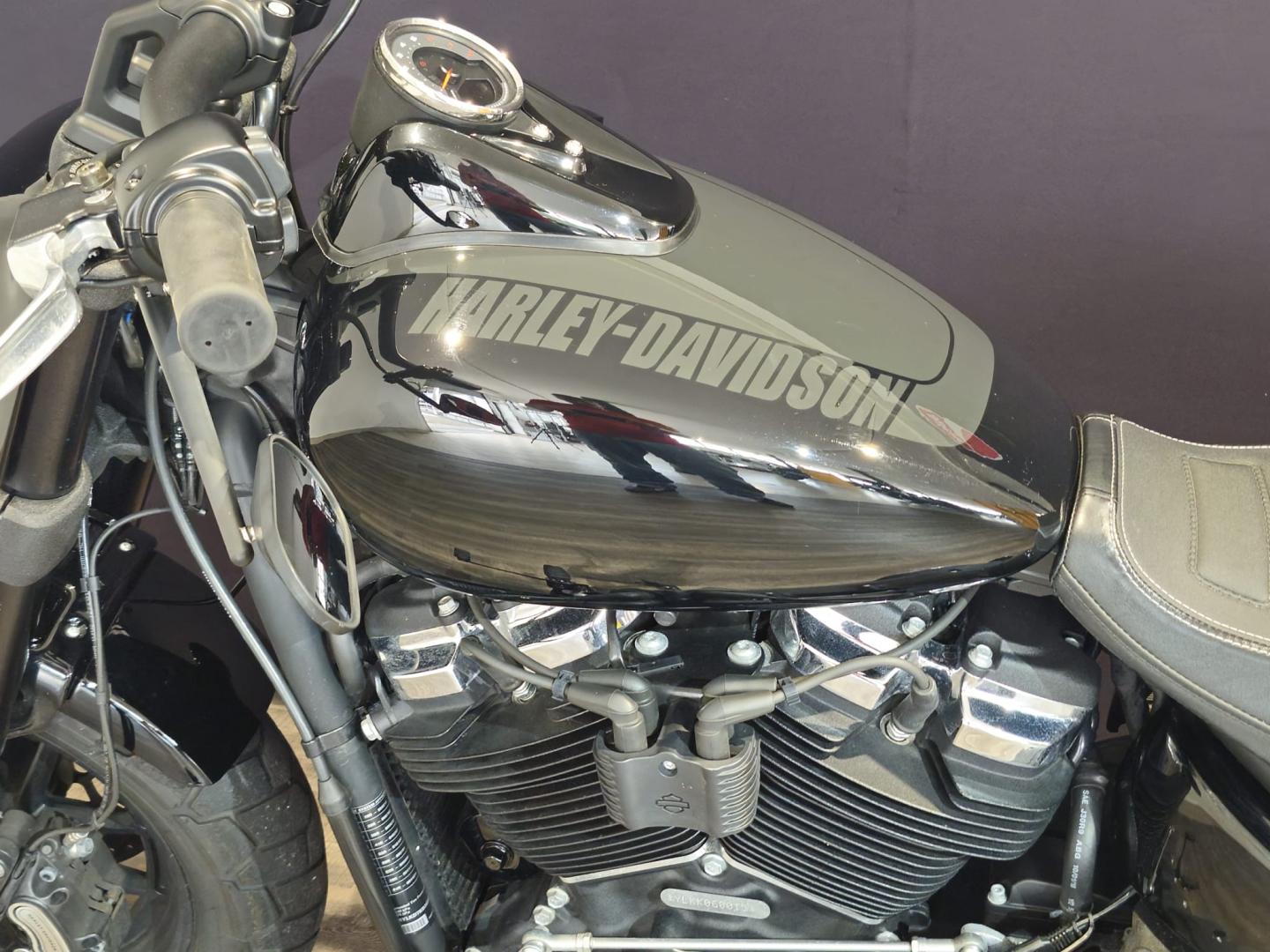 Image HARLEY-DAVIDSON Softail Fat Bob 1868 Noir 2020