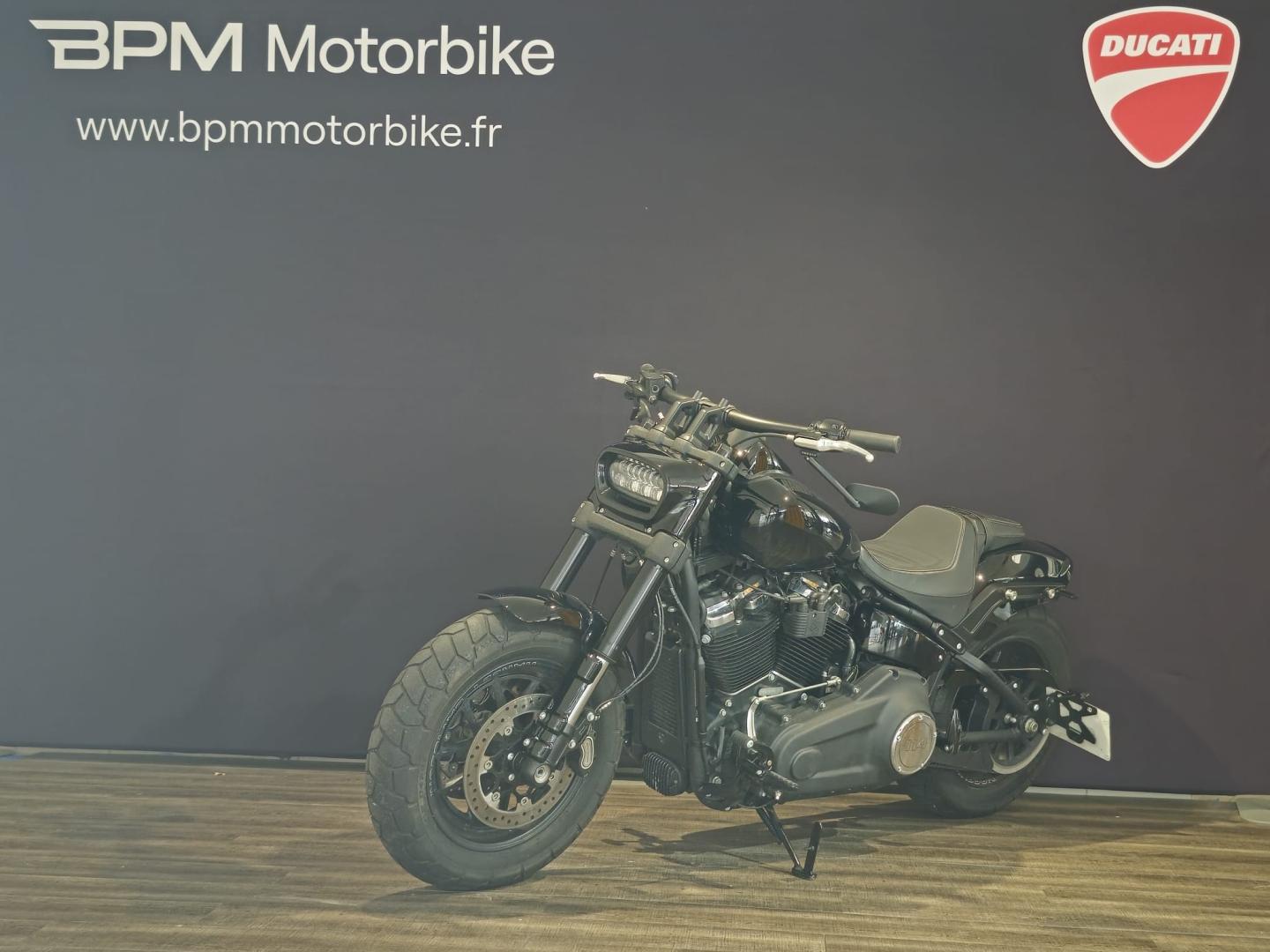 Image HARLEY-DAVIDSON Softail Fat Bob 1868 Noir 2020