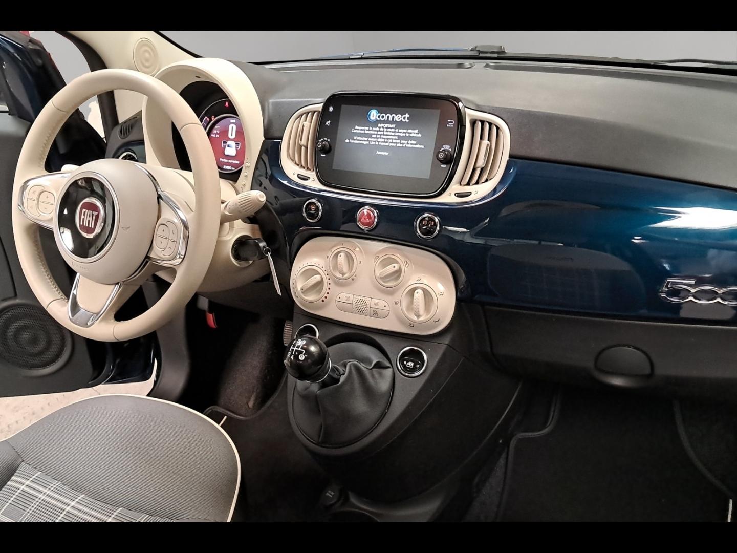 Image FIAT 500 1.2 8v 69ch Lounge