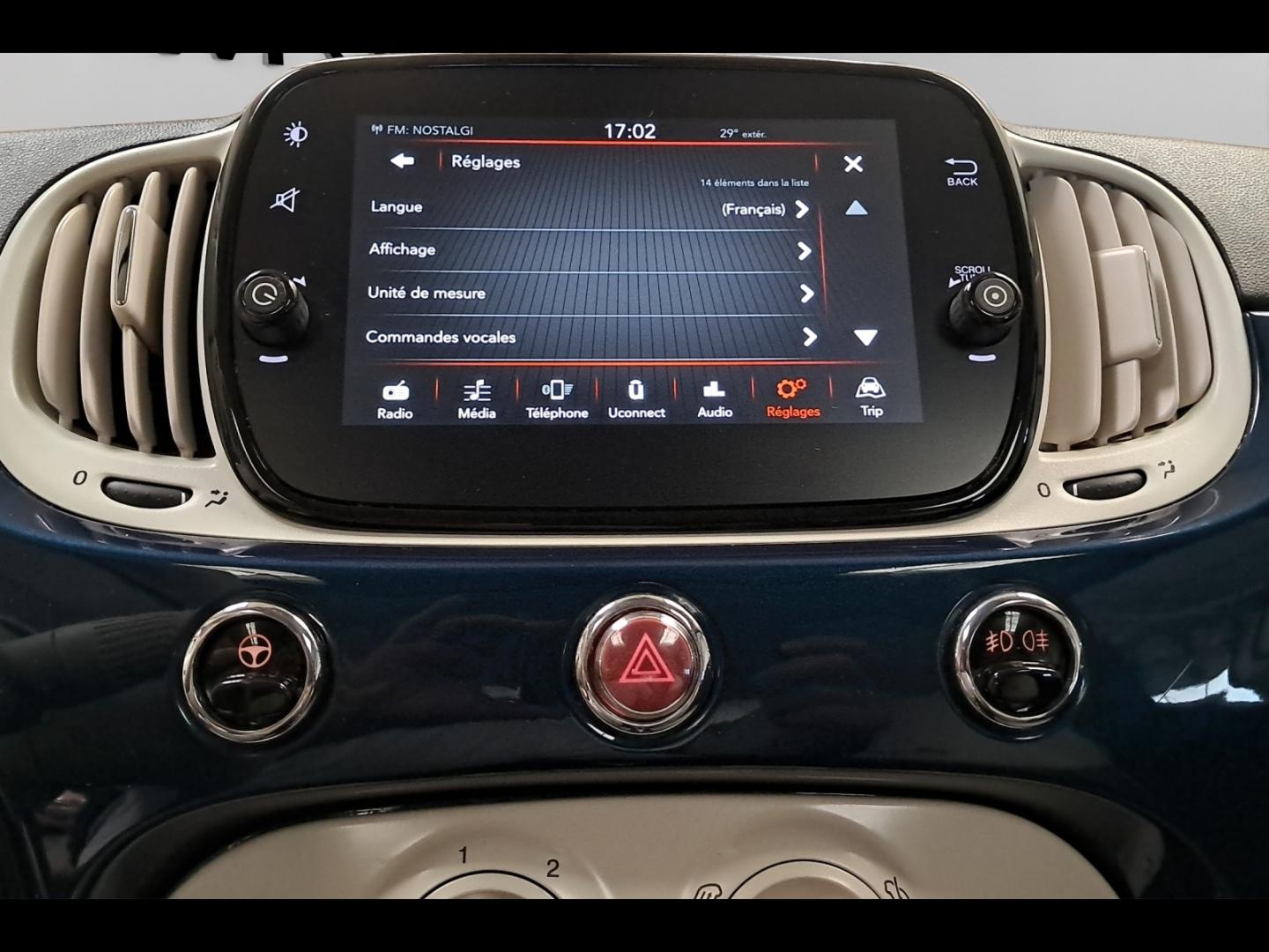 Image FIAT 500 1.2 8v 69ch Lounge