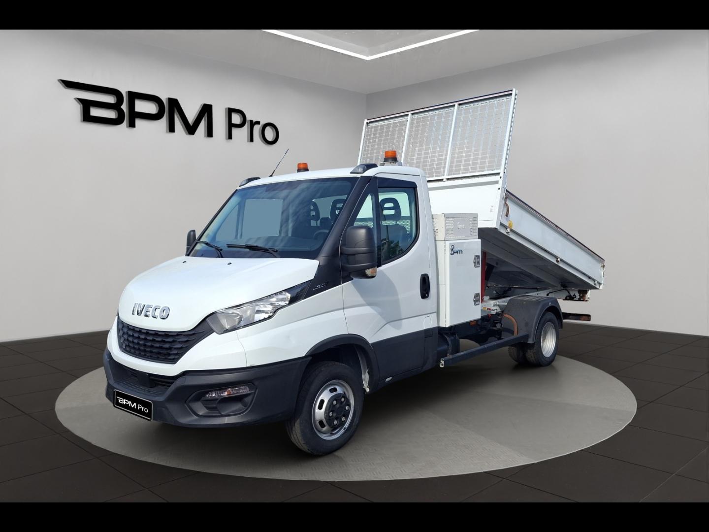 Photo IVECO Daily CCb 35C14 Empattement 3750 Tor benne et coffre