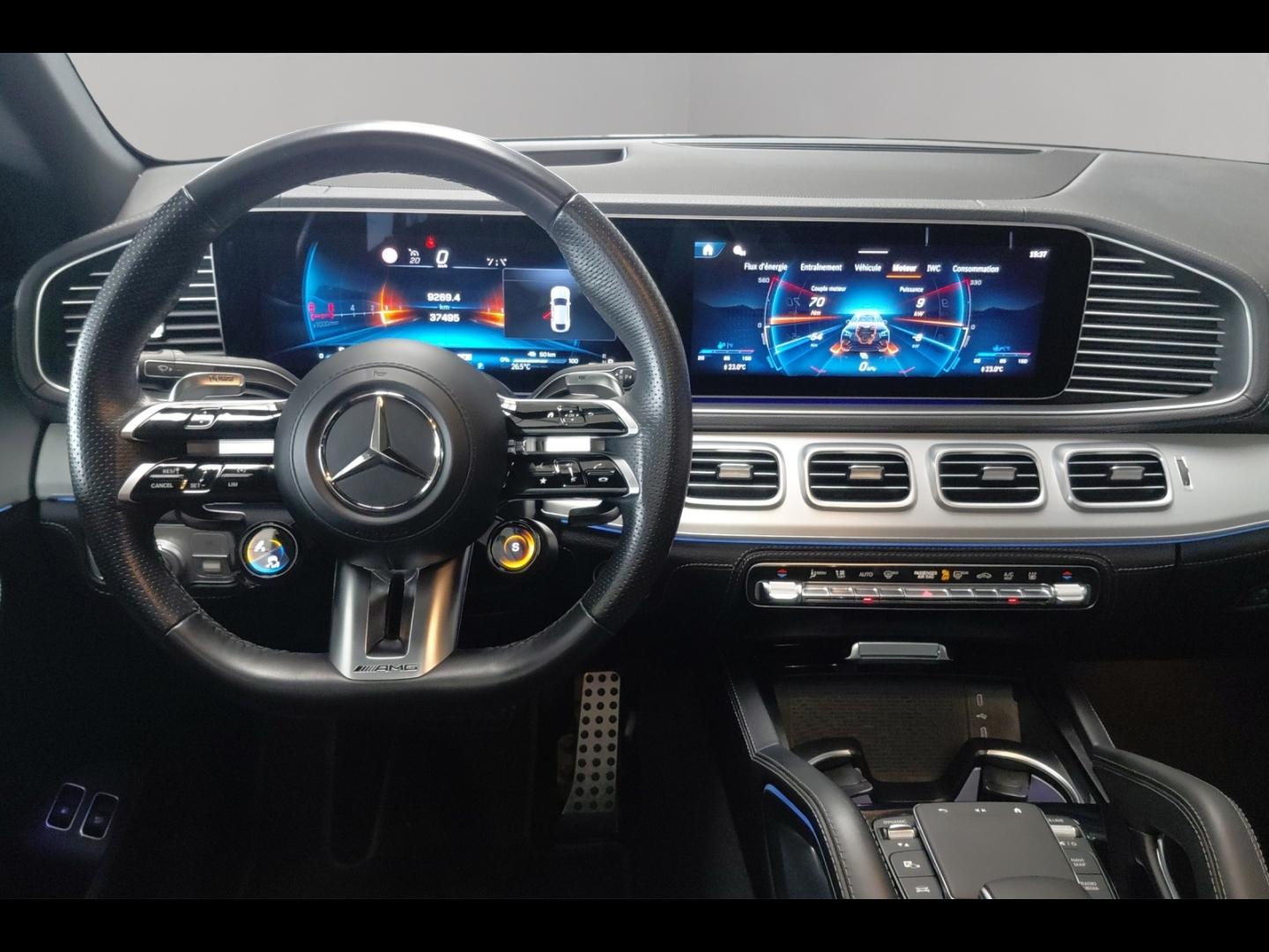 Image MERCEDES-BENZ GLE Coupé 53e AMG 449ch+170ch Hybride 4Matic+ 9G-Speedshift TCT