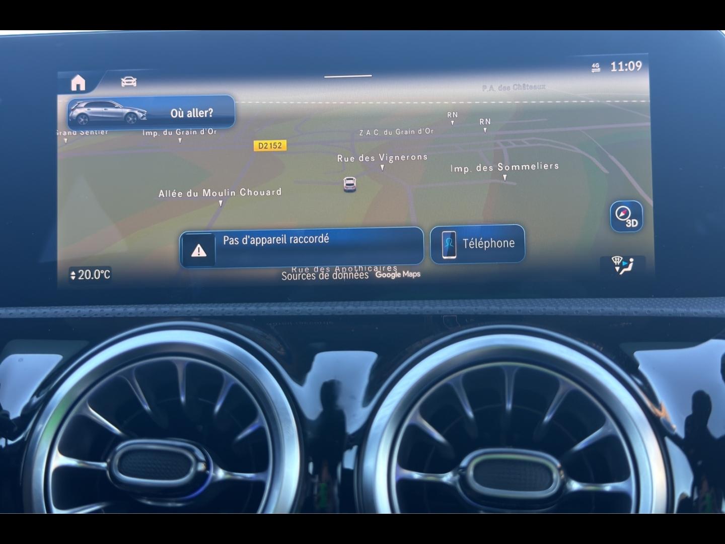 Image MERCEDES-BENZ Classe A 180 136ch Progressive Line 7G-DCT