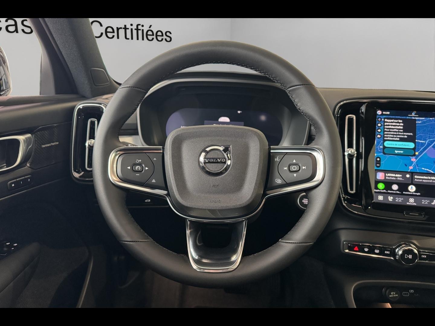 Image VOLVO XC40 B3 163ch Black Edition DCT 7